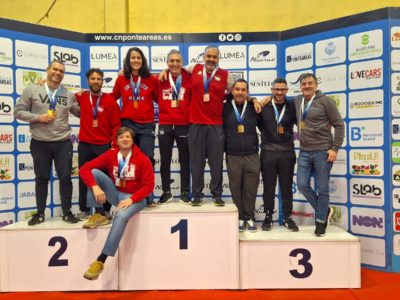 42 Medallas en el Campeonato Gallego Master de Invierno Ponteareas 20/21ENE24